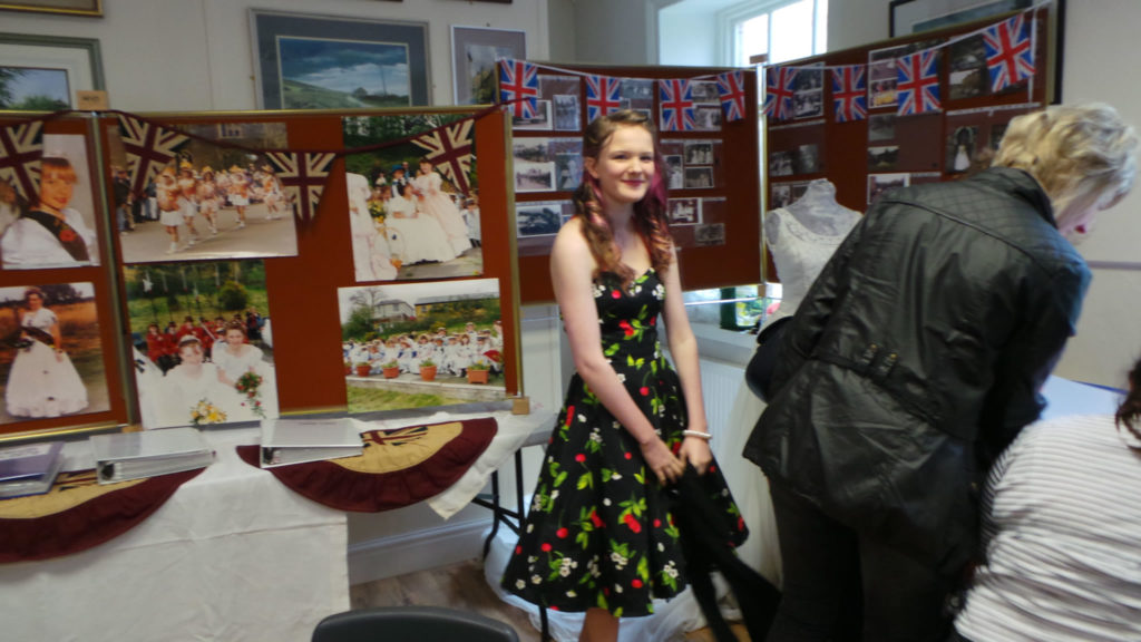 May Queen Festival photo display